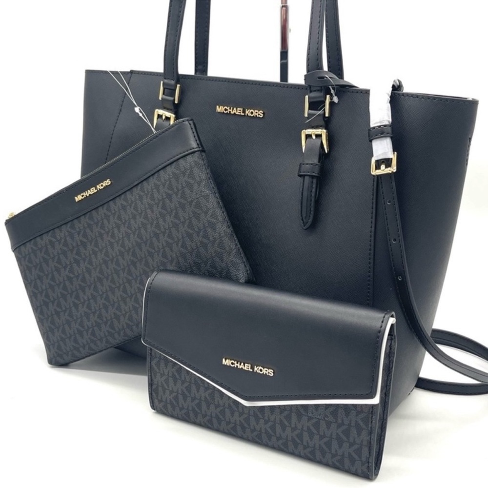 Michael Kors Large Charlotte 3 in 1 Tote Bag | CHOOSE & PICK - Picture 3 of 15